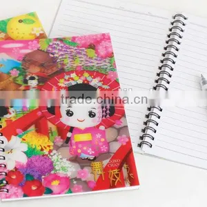 3D PET Lenticular Cover Spiral Pocket Notebook thumbnail-6