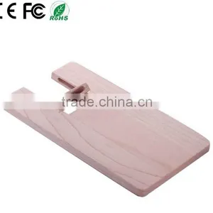 Best Promotional Wood Made Usb Credit Card Logo Printing Gifts Gadgets thumbnail-1