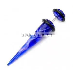 Fashion Fake Ear Taper, Acrylic Body Piercing Jewelry Ear Taper thumbnail-1