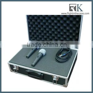 Mic Flight Case, Wireless Microphone Flight Cases 6U for MIC Receiver, Wireless Microphone Case thumbnail-1
