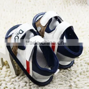 Fancy Infant Baby Handmade Shoe pu Baby Shoe Sandal thumbnail-3