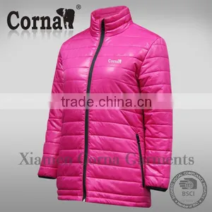 Custom High Quality New Arrival Wholesale Cheap Down Coat Women Pink Padding Jacket Winter Coat thumbnail-2
