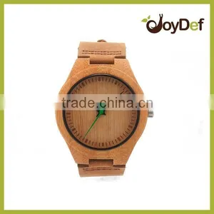 Most Popular Leather Strap Dark Color Wood Watch Factory Make in China thumbnail-2