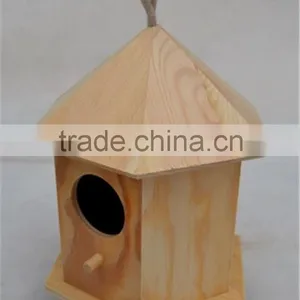Pine Wooden Bird House,pet Nest,pet Bird House thumbnail-3
