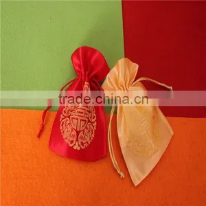 China Style Custom Velvet Drawstring Jewelry Pouch Bag thumbnail-1