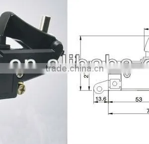Power Tool Switch Trigger Switch 10a Power Tool Switch With Dustproof for Hitachi BK-083 thumbnail-1