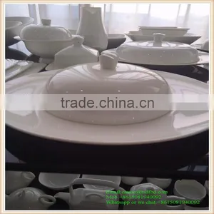 100pcs European Royal Luxury Fine Bone China Dinner Set thumbnail-3