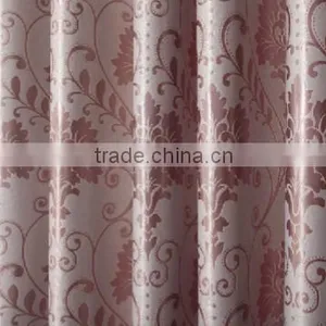 Customized Window Curtain Fabric, Jacquard Fabirc 021 Fire Retardant Blackout Fabric for Bedroom thumbnail-1