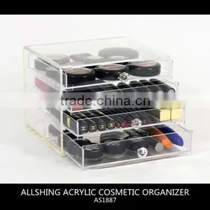 Wholesale Five Tiers Acrylic Drawers Storage Organizer for 2016 Sales Acrylic Cosmetic Organizer thumbnail-1