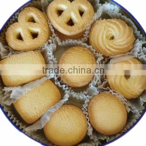 Crisp Sweet Danish Butter Cookies in Blue Tin thumbnail-1