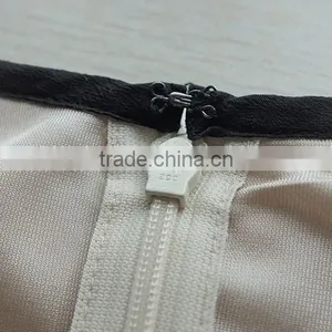 100% Silk Contrast Color Dress With Beaded Round Collar thumbnail-4