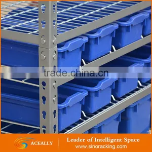 Rivet Mobile Bin Rack With Wheels Storage Unit With Bins thumbnail-1