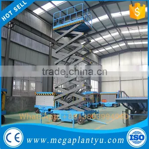 4-18 Meters Height Hydraulic Scissor Lifting Cargos Lifting Platform Equipment thumbnail-5