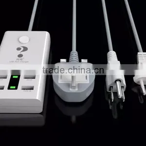 7.2A 6 Port Smart USB Desktop Charger Station thumbnail-1