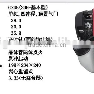139F 36cc Single Cylinder,4 Stroke, OHV Gasoline Engine thumbnail-1