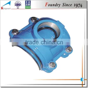 Hot Selling Best Price High Quality Cast Iron Pipe Tapping Saddle Casting thumbnail-4