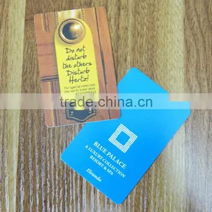 Customize Plastic Card do Not Disturb Hotel Door Hangers thumbnail-1