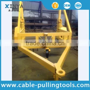 3Ton Cable Drum Trailer for Transporting Cable Reels With Air Brake System thumbnail-1