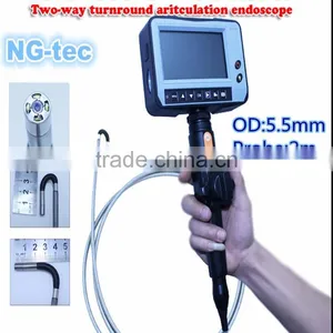 High Resolution 2ways Articulating Visual Inspection Industrial Borescope With 5.5mm Lens thumbnail-1