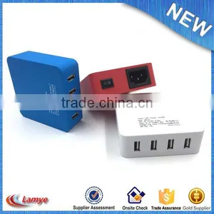 China Gift Items Multi Phone 4 Port Usb Wall Charger With Cable thumbnail-6