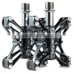 3 Colors 2PCS CNC 3 Bearings Bicycle Pedals Ultralight Mountain Bike Pedal Road Cycling Magnesium Flat Pedals Terrain Titanium thumbnail-3