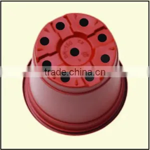 Plastic Flower Nursery Pot/double Color ps Flower Pots thumbnail-4