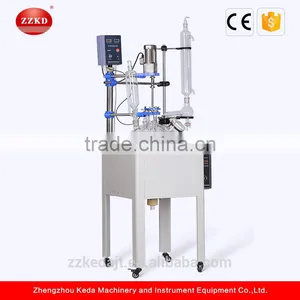 Biotechnology Equipment 50L Glass Reaction Kettle From China thumbnail-2