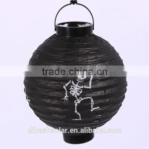 Halloween Lanterns of Pumpkin Lantern Paper Collapsible Paper Lantern Electric Lanterns Electric String Paper Lantern thumbnail-5