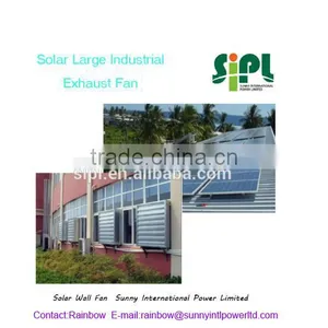 Vent Tool New Solar Fans! 300W 36V Large Solar Panel Wall Mounted Industrial Exhaust Fan With dc Motor thumbnail-5
