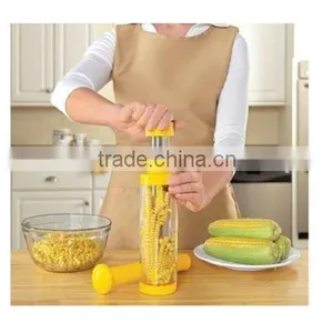 Factory Wholesale No Mess Stainless Steel Deluxe Corn Stripper thumbnail-5