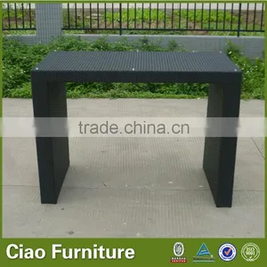 Outdoor High Bar Counter Cocktail Rattan Bar Table Furniture thumbnail-1
