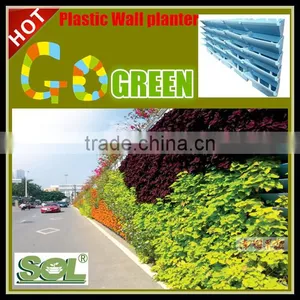 China Supplier Self Watering Hydroponic Grow Systems Vertical Green Wall Gardening Pots Sol Y206 thumbnail-3
