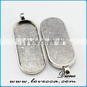 DIY Jewelry Bronze Setting ,DIY Jewelry Cameo Jewelry Settings,Metal Charms Flower Setting thumbnail-1