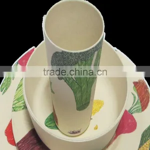 Traditionary Affordable Biodegradable Bamboo Fiber Dinner Set thumbnail-3