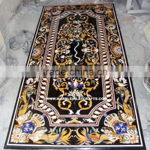 Marble Pietra Dura Dining Table Tops thumbnail-1