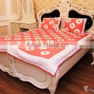 HOTTEST SALE EVER!! HAND EMBROIDERED BLANKET WITH PILLOW CASES 100% HANDMADE, SOFT, BREATHABLE WITH ELEGANT DESIGNS AND COLORS thumbnail-3
