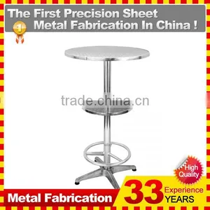 Bar Table With Footrest and Two Levels - 60cm x 110cm thumbnail-1