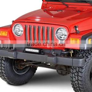10" LED Light Bar With Wiring Harness for Jeep Wrangler JK TJ LJ thumbnail-5