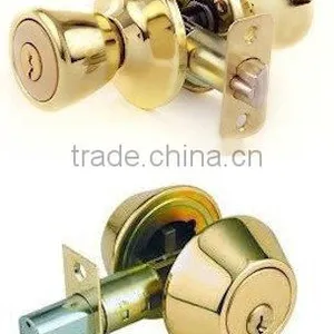 US10B Combo Entry Lock Set Door Knob & Deadbolt Keyed Alike KW1 Keyway Lock thumbnail-3
