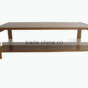 Deep Natural Colour Solid Wood Coffee Table thumbnail-2