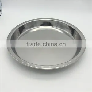 Stainless Steel Flat Dinner Plate & Dishes thumbnail-2