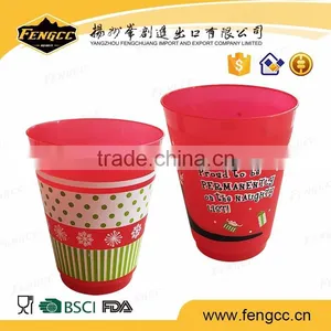 Factory Supply Travelling Running Unbreakable Plastic Fish Bowl Straw Cup thumbnail-1