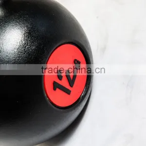 Wholesale Rubber Coated Kettlebell Rubber Kettlebell for Gym Equipment Crossfit Equipment thumbnail-3