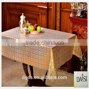 2016 Hot Sales PVC Wholesale Cheap Flower Style Table Cloth for Home in Rolling 137cm Width for Egypt &Pakistan Market thumbnail-3