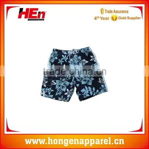 Hongen Apparel Mens Sublimation Polyester Custom Top Sale New Style Fashion Summer Cheap Beach Short thumbnail-1