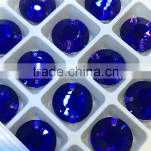 Cutting Faceted Pointed Back Crystal Sew on Stones Glass Loose Beads for Jewelry Decoration thumbnail-3