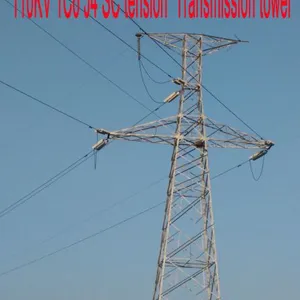 MEGATRO 110KV 1C6 J4 SC Tension Transmission Tower thumbnail-3