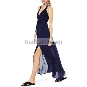 New Designs High Quality Best Price Top Fashion Sexy Western Style New Model Frocks Dresses thumbnail-4