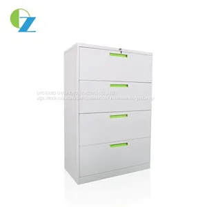 Four Drawer Knock Down Steel Lateral Filing Cabinet With Hanging Bar thumbnail-1