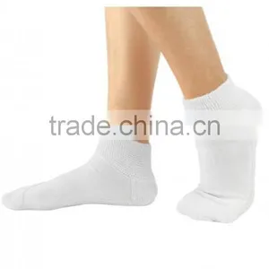 Gel Bamboo Charcoal Low Cut Sole Padded Diabetic Sock thumbnail-2